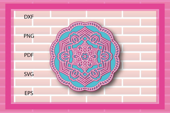 Evaluating 3d Moms Decorative Layer Mandala SVG8 for Digital Crafting and KDP Projects