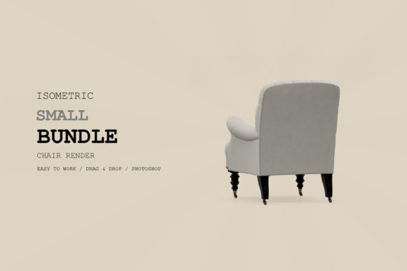 Isometric Armchair 3D Rendering Pac 141
