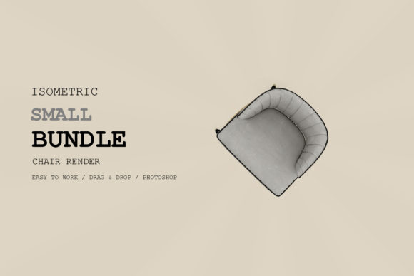 Isometric Chair 3D Render Pack 108