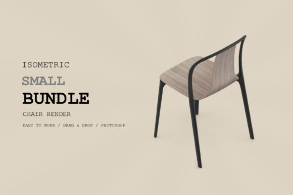 Isometric Chair 3D Render Pack 150