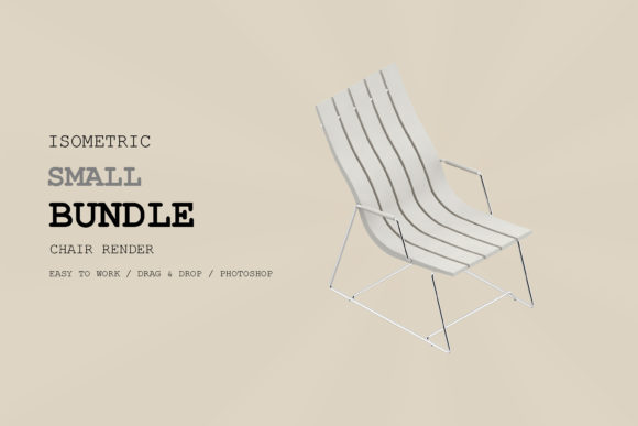 Isometric Chair 3D Render Pack 16