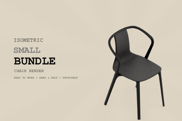 Isometric Chair 3D Render Pack 202