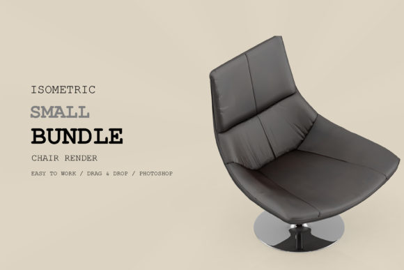 Isometric Chair 3D Render Pack 251