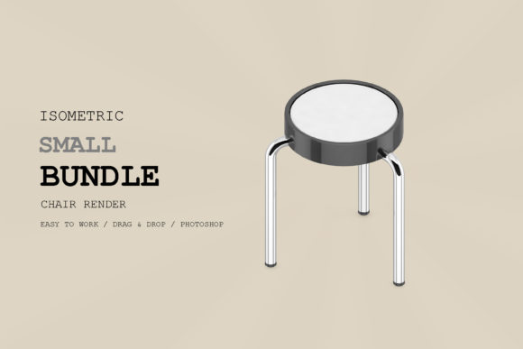 Isometric Chair 3D Render Pack 50: Elevating Visual Communication in Digital and Print Media