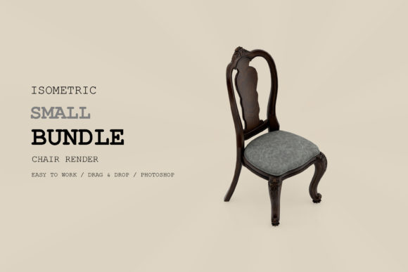 Mastering Spatial Design with the Isometric Chair 3D Render Pack 90